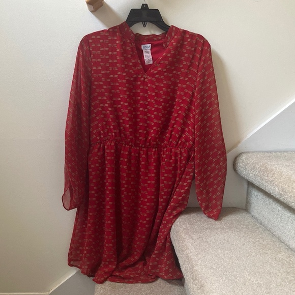 Size L, bust up to 38” inches, dress with dragonflies, new condition - Picture 10 of 10